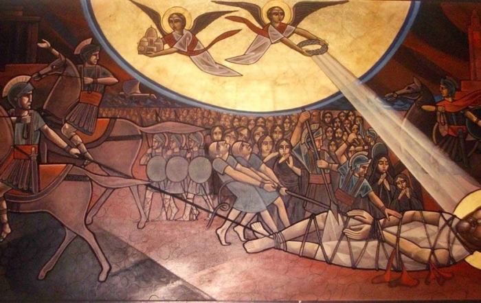 St Mark Martyrdom Coptic